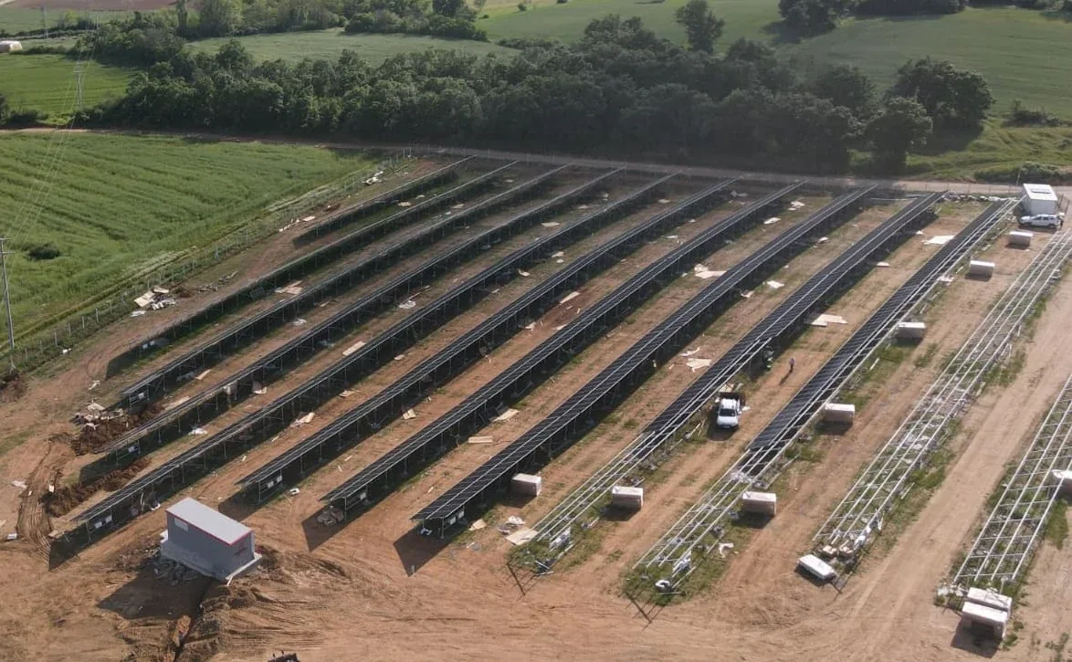 Montagesystem für Solaranlage Endüstriyel Elektrik — Edirne, 1.097 kWp